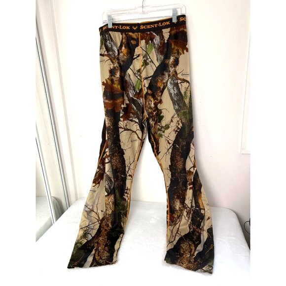 Scentlok 5x base layer vertigo Mossy Oak Camo Leggings Hunting Outdoor - Picture 1 of 9